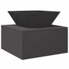 vidaXL Fire Pit Black 50 x 50 x 40 cm Steel