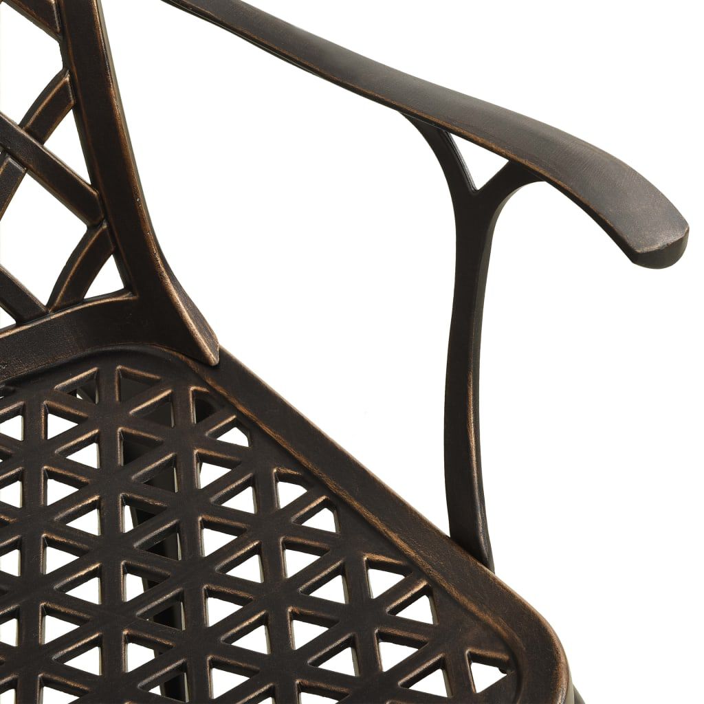 Bronze store patio chairs