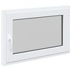 vidaXL Basement Window RISOR 90x60 cm Tilt&Turn DIN Right White