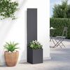 vidaXL Garden Privacy Screen Anthracite 32 x 140 cm Cold-rolled steel