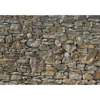 Komar Photo Mural Stone Wall 368x254 cm 8-727