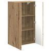 vidaXL TV Wall Cabinet Artisan Oak 59.5 x 31 x 100 cm Engineered Wood