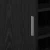 vidaXL Bathroom Cabinet Black Oak 63 x 29 x 55 cm Engineered wood