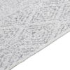 vidaXL Rug Light Grey 80x300 cm Cotton
