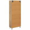 vidaXL Highboard Artisan Oak 69.5 x 34 x 180 cm