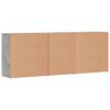 vidaXL Sideboards 3 pcs Concrete Grey Engineered Wood