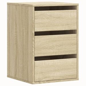 vidaXL Corner Chest of Drawers Sonoma Oak 40x41x58 cm Engineered Wood