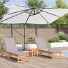 vidaXL Cantilever Roma Parasol Beige and Black 352 x 251 x 260 cm