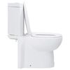 WC Ceramic Toilet Bathroom Corner Toilet White