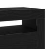 vidaXL TV Cabinet Black Oak 120 x 35 x 40 cm Engineered Wood