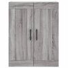 vidaXL Highboard Grey Sonoma 69.5x34x180 cm Engineered Wood