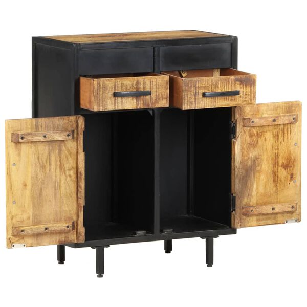 vidaXL Sideboard 60x30x75 cm Rough Mango Wood