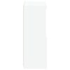vidaXL Side Cabinet with LED Lights White Engineered Wood