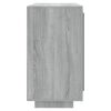 vidaXL Sideboard Grey Sonoma 80x40x75 cm Engineered Wood