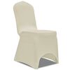 vidaXL Chair Cover Stretch Cream 18 pcs