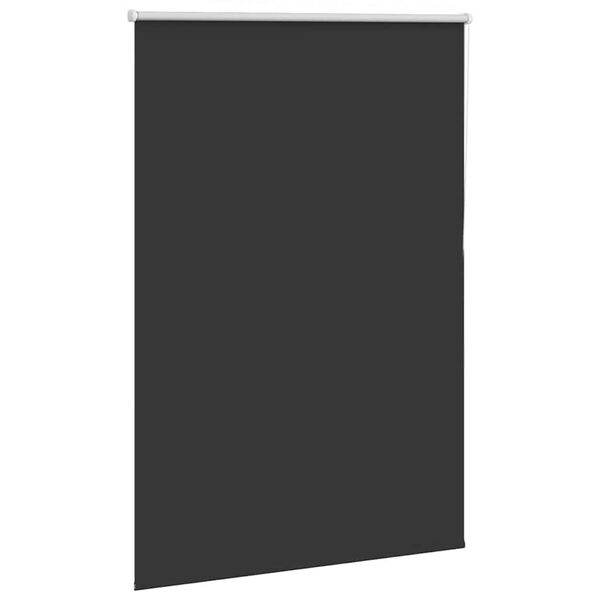 vidaXL Roller Blind Blackout Black 95x150 cm Fabric Width 90.7 cm Polyester