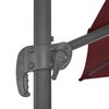 vidaXL Cantilever Garden Parasol with Aluminium Pole Bordeaux Red 400x300 cm