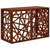 vidaXL Air Conditioner Cover Rusty 90 x 40 x 60 cm Weathering Steel
