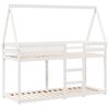 vidaXL Bunk Bed without Mattress White 90x190 cm Single Solid Wood Pine