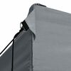vidaXL Professional Folding Party Tent with 3 Sidewalls 3x4 m Steel Anthracite
