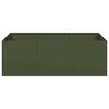 vidaXL Planter Olive Green 120x80x40 cm Steel