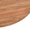vidaXL Round Table Top Light Brown &Oslash;40x1.5 cm Treated Solid Wood Oak