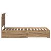 vidaXL Bed Frame with Drawer Artisan Oak 90 x 200 cm Engineered Wood