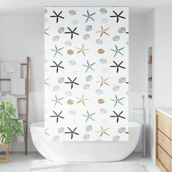 vidaXL Shower Roller Blind 130x240 cm Fabric Width 126 cm