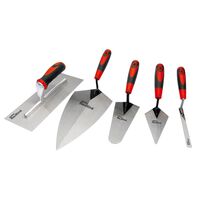 Draper Tools Five Piece Trowel Set Carbon Steel 69153