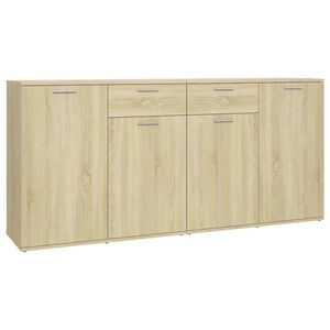 vidaXL Sideboard | Sonoma Oak | Engineered Wood | Medium | Sideboard