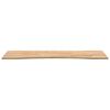 vidaXL Desk Top Untreated 160x50x2.5 cm Solid Wood Oak Rectangular