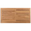 vidaXL Coffee Table Brown 110 x 55 x 45 cm Solid teak wood