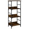vidaXL Bookshelf Smoked Oak 50x33x117.5 cm Engineered Wood