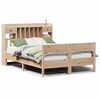 vidaXL Bookcase Bed without Mattress 140x200cm Solid Wood Pine