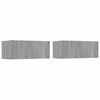 vidaXL 2 Piece TV Cabinet Set Grey Sonoma 80x30x30 cm Engineered Wood