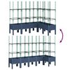 vidaXL Garden Planter with Trellis Blue Grey 160x120x142.5 cm PP