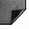 vidaXL Door Mat Light Grey 80 x 60 x 1.2 cm Teddy Fabric