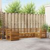vidaXL Sofa Sets 7 pcs Natural Solid Acacia Wood