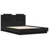vidaXL Bed Frame without Mattress Black 120x190 cm Small Double