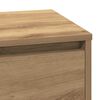 vidaXL Bedside Cabinet Artisan Oak 71 x 34.5 x 75 cm Engineered wood