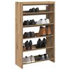 vidaXL Shoe Rack Artisan Oak 60x25x100 cm Engineered Wood
