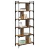 vidaXL Bookcase Old wood 76 x 32 x 192 cm Engineered wood
