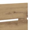 vidaXL Headboard with Headboard Artisan Oak 75 cm Engineered wood
