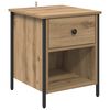 vidaXL Bedside Cabinet Artisan Oak 40 x 42 x 50 cm Engineered Wood
