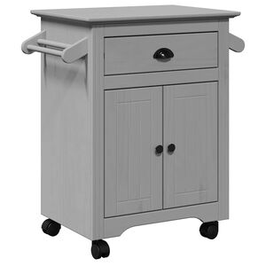 vidaXL Kitchen Trolley BODO Grey 72x45x80 cm