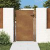 vidaXL Garden Gate 100 x 125 cm Powder-Coated Steel Black Lockable