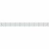 vidaXL Wire Mesh Fence with Flange Green 2x25 m