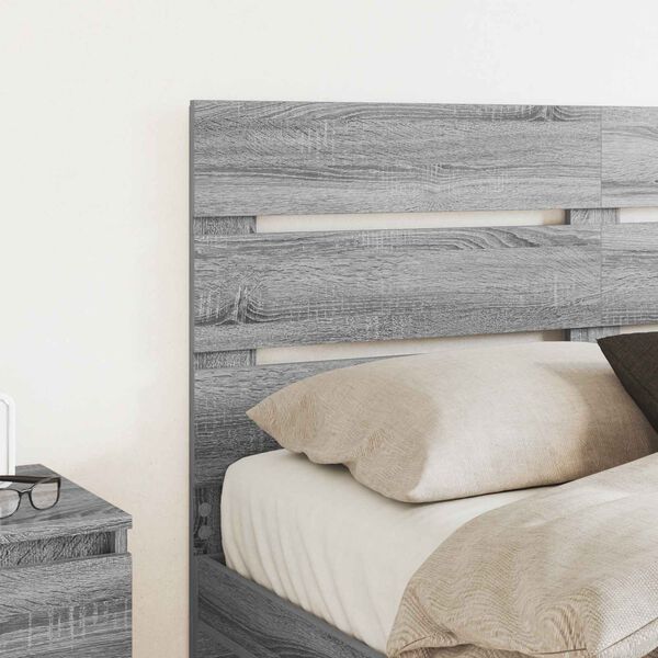 vidaXL Headboard Grey Sonoma 135 cm Engineered Wood