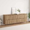 vidaXL Storage Cabinet 3 pcs Artisan Oak 60 x 35 x 70 cm