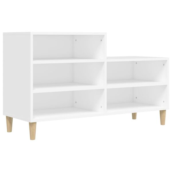 vidaXL Shoe Cabinet White 102x36x60 cm Engineered Wood